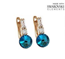 Серьги с кристаллами Swarovski