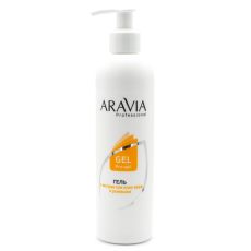 ARAVIA Professional Гель для обработки кожи перед депиляцией с экстрактами алоэ вера и ромашки, 300 мл./16