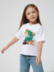 20230510037 Футболка детская для девочек Tripolli белый ACOOLA Kids