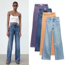 Джинсы под ZARA с высокой талией