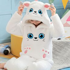 Тёплая флисовая пижама КОТИК