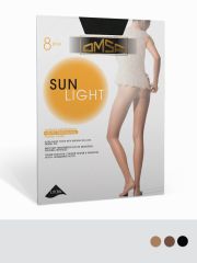 SUN LIGHT 8 Omsa Колготки Sierra (Коричневый);Nero (Черный);Beige Naturel (Бежевый)