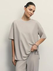 ZR2505013431-61 футболка женская кремовый/светлый беж ZARINA