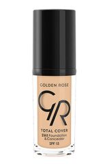 Крем-консилер тональный для лица GR Total Cover 2in1 Foundation & Concealer - 002 2в1 Бежевый (002)