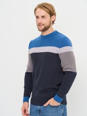 Джемпер мужской 7242-15048 т.джинс/туман/деним/титаниум BE YOU