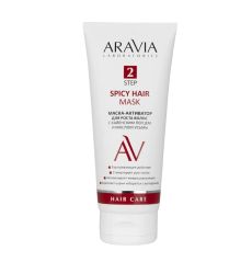 ARAVIA Маска-активатор для роста волос с кайенским перцем и маслом усьмы Spicy Hair Mask, 200 мл