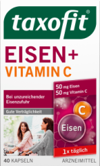 Eisen + Vitamin C Kapseln, 40 St