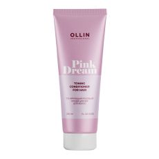 Ollin Тонирующий розовый кондиционер для волос / Pink Dream, 250 мл