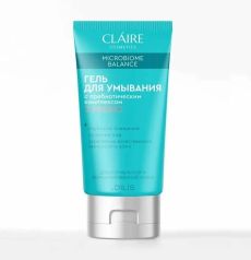 99799 Claire Cosmetics. Гель для умывания Microbiome Balance с пребиотическим комплексом для норм. и комб. кожи, 150 мл