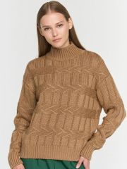 Свитер женский 7242-40255 карамельный кофе BE YOU