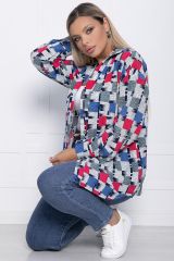 Б10869 Блуза Габи LADY TAIGA Мультиколор