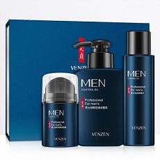 VENZEN Men набор косметики для мужчин с контролем жирности кожи в подарочной упаковке