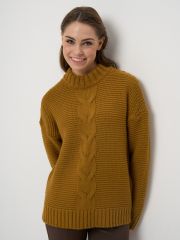Свитер женский 5242-41421 горчица VAY