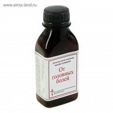 2787448 Эликсир монастырский «От головных болей» 100 мл