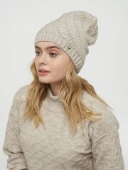 Шапка женская 202-8347 св.беж VAY