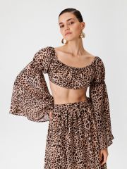 31200100006 Блузка-топ леопардовый принт Infinity Lingerie