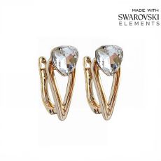 Серьги с кристаллами Swarovski
