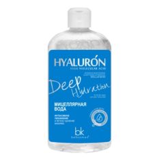 031963  Belkosmex HYALURON Deep Hydration. Мицеллярная вода «Интенсивное увлажнение и лёгкое удаление макияжа», 500мл