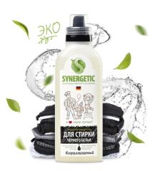 Жидкое средство для стирки Synergetic, гель, для чёрных тканей, гипоаллергенное, 750 мл 4350848