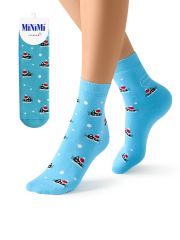 MINI INVERNO 3300-5 (котики) Minimi Носки Blu Сhiaro (Голубой)