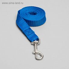 1931406 Поводок капроновый цветной Зооник, 2 м х 2 см, микс цветов