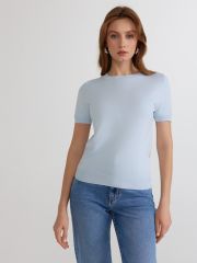 508426 Conte elegant Джемпер light blue