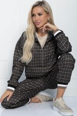 К11327 Костюм (Бомбер+Брюки) LADY TAIGA Кофейный