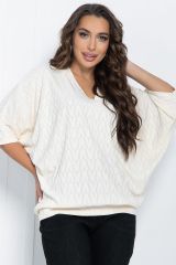 Б11458 Блуза LADY TAIGA Слоновая кость