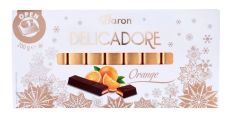 Темный шоколад Baron Delicadore с апельсиновой начинкой 200 г