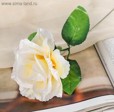 ЦЕНА ЗА 2 ШТ! 183197 Цветок искусственный "Жёлтая роза Делайт"