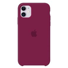 Силиконовый чехол для iPhone 13 / 13 Pro бордовый