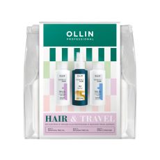 Ollin Тревел-набор для волос: шампунь, бальзам, крем-спрей 15в1 / Perfect Hair, 100 мл x 3