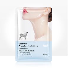 Шестипептидная маска для шеи Venzen с аргирелином из козьего молока Goat Milk Argireline Neck Mask, 3 шт