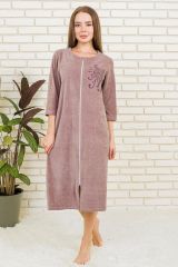 204380 Lika Dress Халат Бежевый