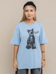 501308 BATIK Футболка Голубой