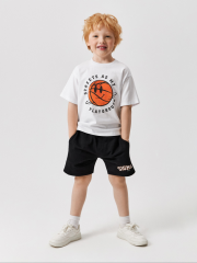 20130420018 Шорты детские для мальчиков Derozan черный ACOOLA Kids
