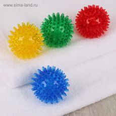 5139286 Массажёр «Чудо-мячик», d = 6 см, цвет МИКС