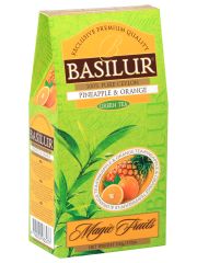 Чай зеленый Basilur Волшебные фрукты «Ананас и Апельсин», 100 г