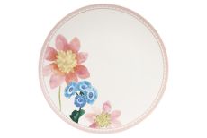 Тарелка обеденная, 27 см, фарфор P, белая, с розовым кантом, Примула, Primula, 63005