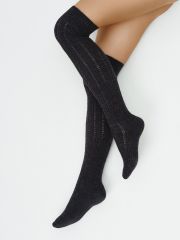 parigina JACQUARD VAR.2 480 (гольфины шерсть) Minimi Гольфины Nero Melange (Черный)