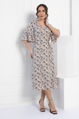 511196 LT Collection Платье бежевый