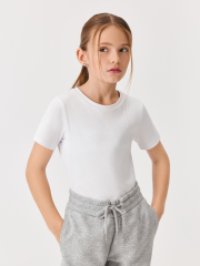 20240510015 Футболка детская для девочек Zlata белый ACOOLA Kids