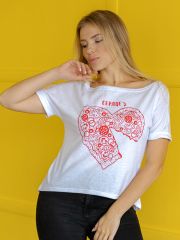 509668 ОПТМОДА Футболка Белый