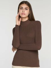 Свитер женский 5242-41377 т.коричневый VAY