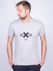 Футболка OXO 0059-159 KULIR SLIM U-вырез серый oxo Oxouno
