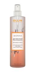 Ollin Спрей-кондиционер двухфазный «Питание и блеск» / Bionika, 250 мл