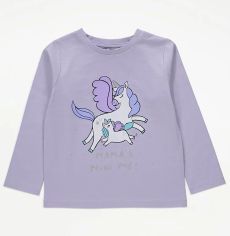 Lilac Mama and Mini Unicorn Long Sleeve Top