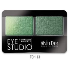 AES-14 Тени д/век двойные EYE STUDIO, тон 13 Alvin D`or