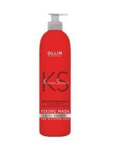 Ollin Фиксирующая маска с кератином для осветленных волос / Keratin System, 500 мл