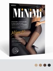 MILANA 20 (шортики) Minimi Колготки Caramello (Бежевый);Nero (Черный);Daino (Бежевый)
